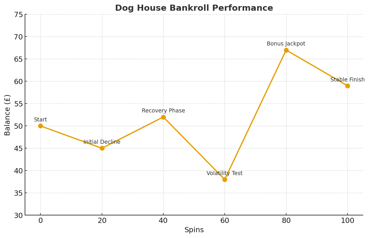 Dog House Bankroll Performance Chart